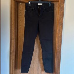 All black madewell jeans